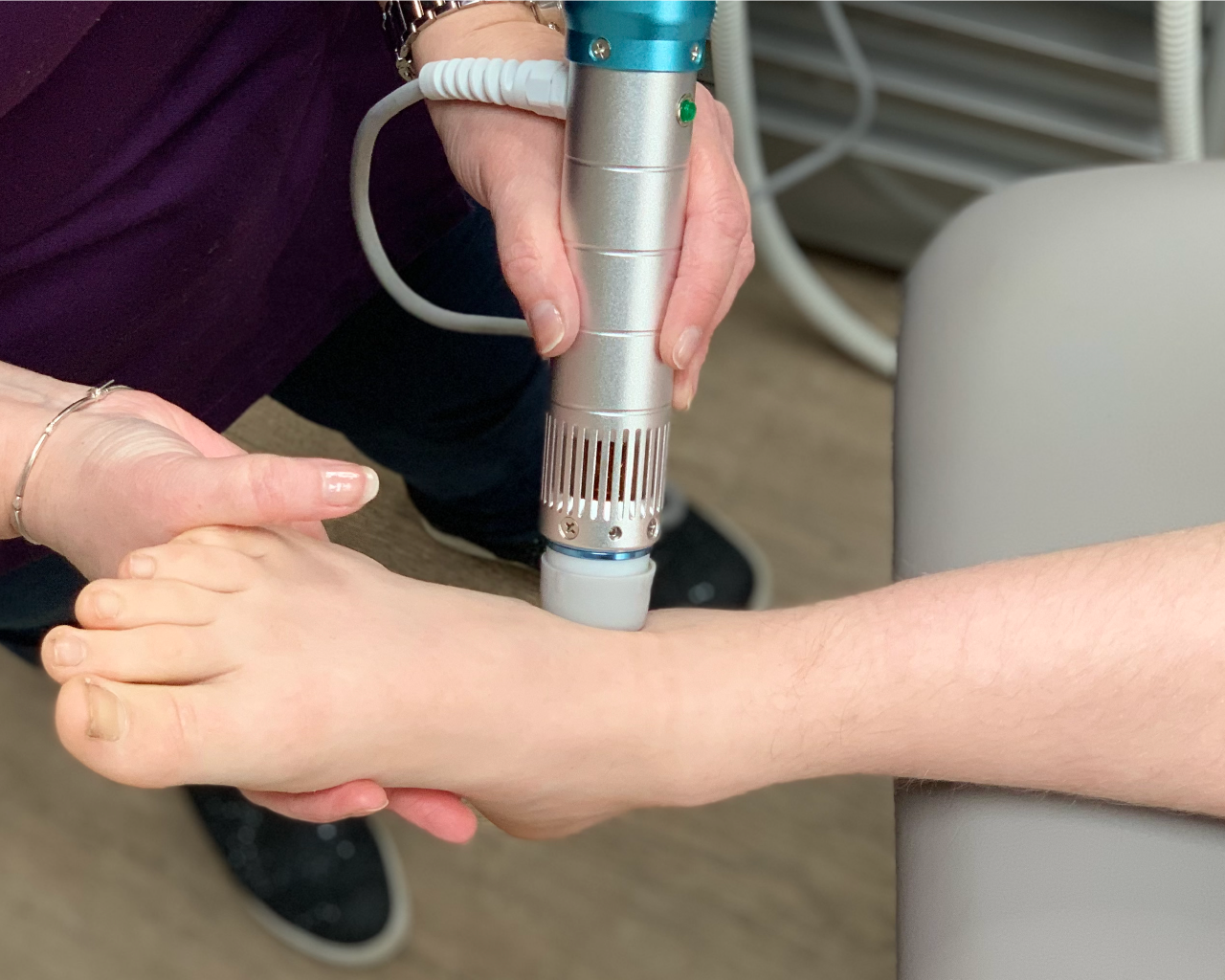 Shockwave Therapy on Ankle
